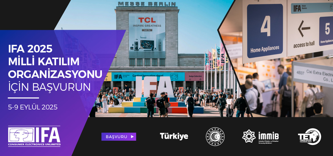 IFA Berlin 2025 Fuarı Milli Katılım Organizasyonu